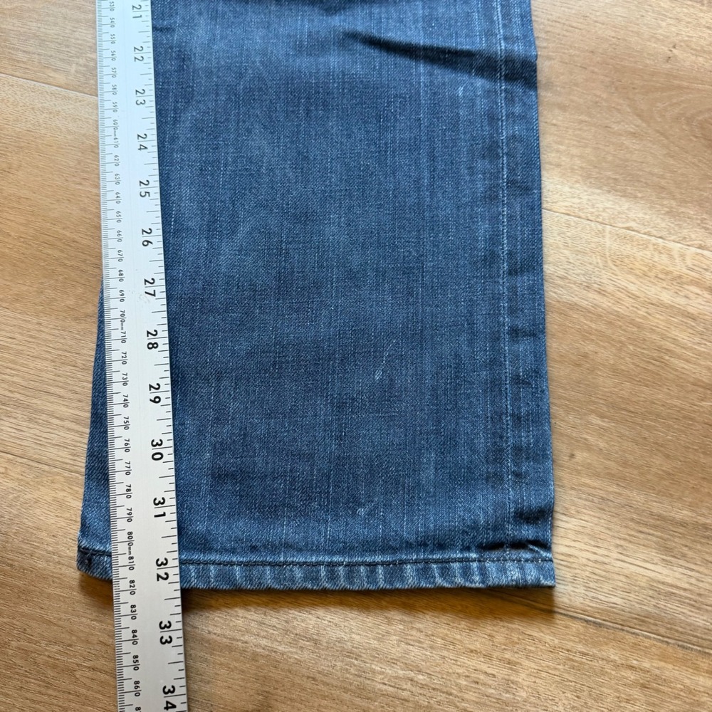 Diesel Revick Jeans Mens 32x32 Dark Blue Straight Leg Button Fly 0088Z Italy - Picture 13 of 15